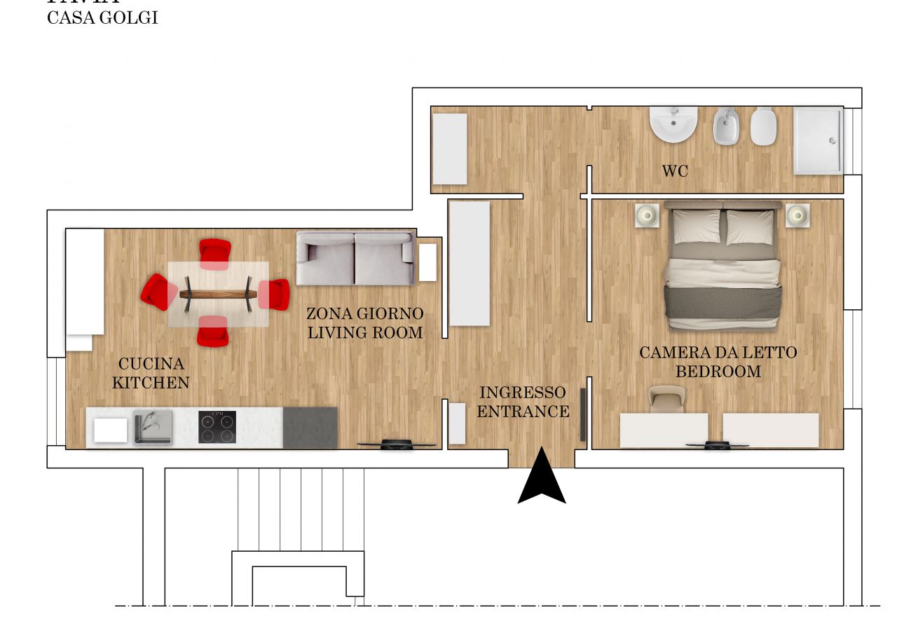 Appartamento a Pavia - Casa Golgi